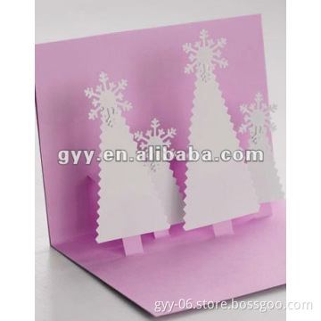 Pop-up Christmas greeting card with customize design